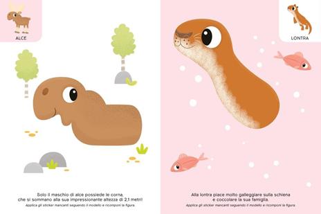 Animali del bosco. Completa i 22 animali come il modello o... come vuoi tu! Ediz. a colori - 3