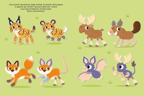 Animali del bosco. Completa i 22 animali come il modello o... come vuoi tu! Ediz. a colori - 4