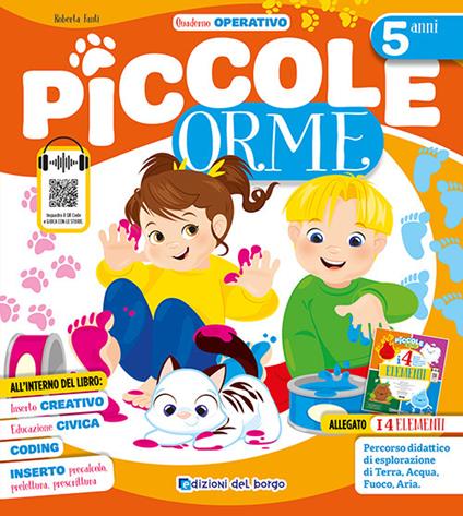 Piccole orme. 5 anni. Ediz. a colori - Roberta Fanti - copertina