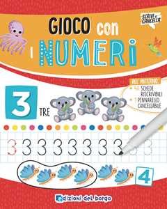 Gioco con i numeri. Con pennarello cancellabile