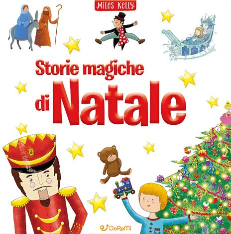 Storie magiche di Natale. Libri a spasso. Ediz. a colori. Con 6 matite bicolore e la gomma per cancellare - copertina