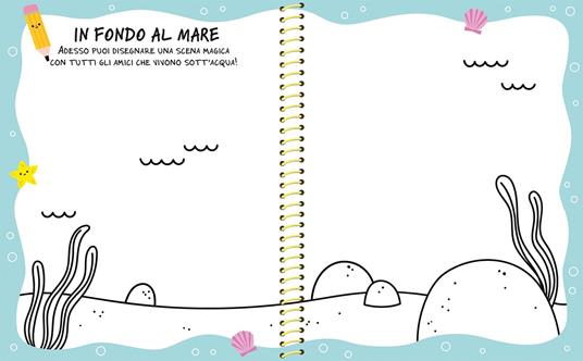 Creature magiche. Ediz. a spirale. Con 8 acquerelli. Con pennello. Con stencil - 3