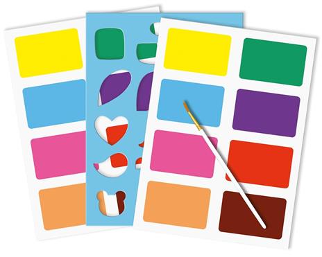 Creature magiche. Ediz. a spirale. Con 8 acquerelli. Con pennello. Con stencil - 5