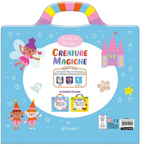 Creature magiche. Ediz. a spirale. Con 8 acquerelli. Con pennello. Con stencil - 6