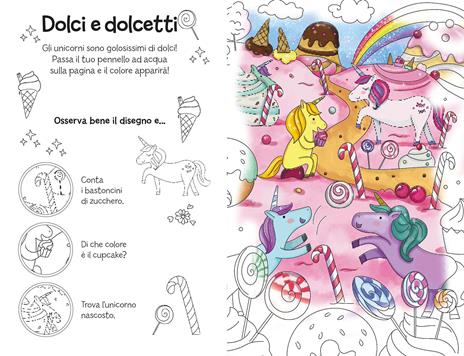 Tanti magici unicorni. Ediz. a colori. Ediz. a spirale. Con pennello magico ad acqua - 4