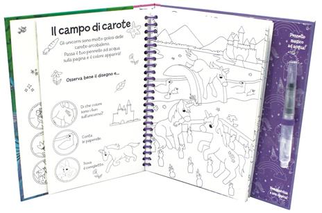 Tanti magici unicorni. Supermagicolor. Ediz. a colori. Ediz. a spirale. Con pennello magico ad acqua - 5