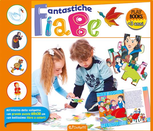 Fantastiche fiabe. Play books. Ediz. a colori. Con puzzle - copertina