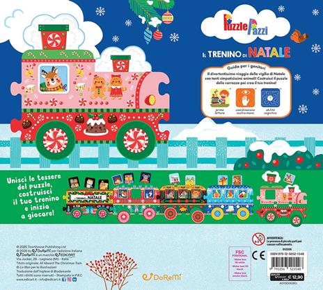 Il trenino di Natale. Puzzle pazzi. Ediz. a colori - 3