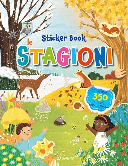 Le mie stagioni. Sticker book. Ediz. a colori - copertina
