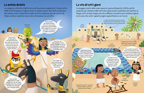 Antichi egizi. Gioca, attacca e impara. Il libro sticker. Ediz. illustrata - 3