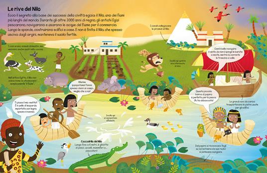 Antichi egizi. Gioca, attacca e impara. Il libro sticker. Ediz. illustrata - 4