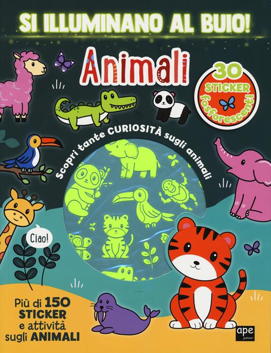 Animali. Si illuminano al buio! Ediz. a colori - copertina