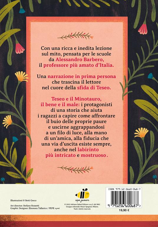 Il labirinto di Creta. Con una lezione sul mito di Alessandro Barbero. Ediz. a colori - Nicola Piovani,Anna Ponti,Angela Lombardo - 2