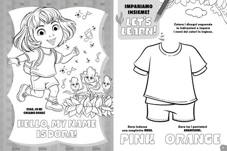 Il mio primo libro di inglese. Dora l'esploratrice. Ediz. a colori - 4