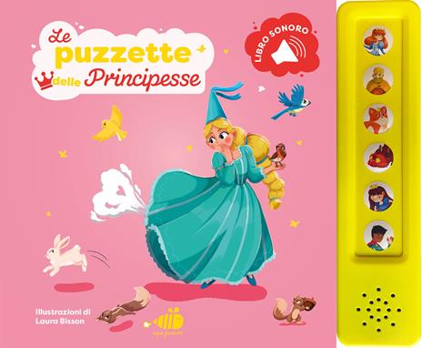Le puzzette delle principesse. Libro sonoro. Ediz. a colori - copertina