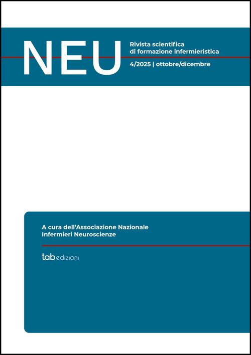 Neu. Rivista scientifica di formazione infermieristica (2025). Vol. 4: Ottobre/dicembre - copertina