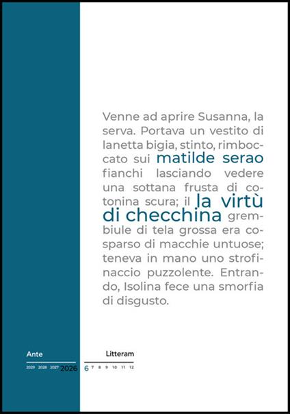 La virtù di Checchina. Nuova ediz. - Matilde Serao - copertina