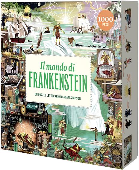 Il mondo di Frankenstein. Puzzle 1000 pezzi - Adam Simpson - copertina