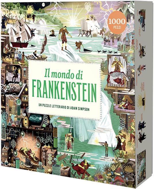Il mondo di Frankenstein. Puzzle 1000 pezzi - Adam Simpson - copertina