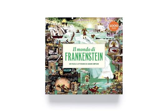 Il mondo di Frankenstein. Puzzle 1000 pezzi - Adam Simpson - 2