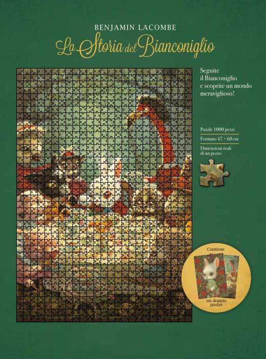 La storia del Bianconiglio 1000 pezzi - Benjamin Lacombe - 2