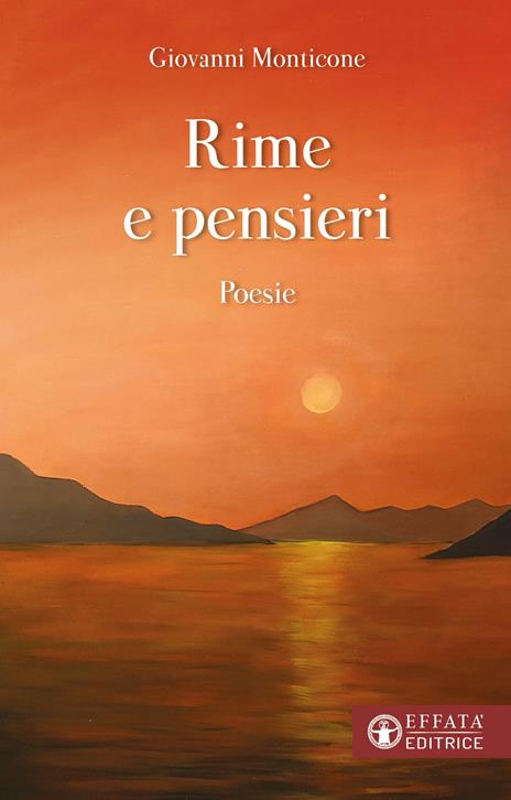 Rime e pensieri - Giovanni Monticone - copertina