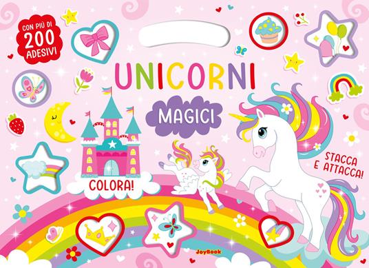 Unicorni magici. Sticker. Ediz. a colori - copertina
