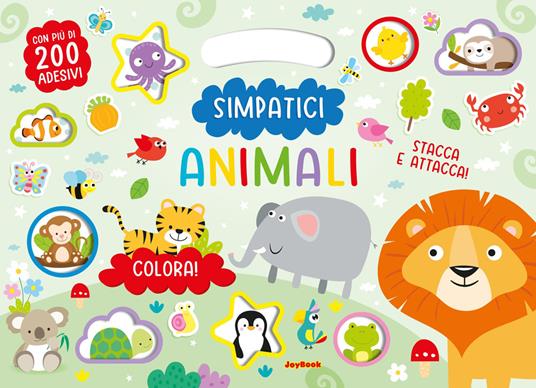 Simpatici animali. Sticker. Ediz. a colori - copertina