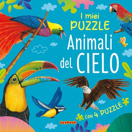 Animali del cielo. Libro puzzle. Ediz. a colori - copertina