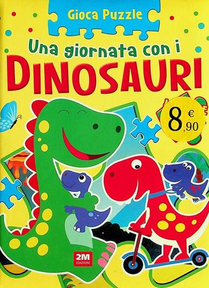 Dinosauri. Gioca puzzle. Ediz. a colori - copertina