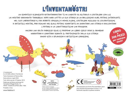 L'inventamostri. Con 309 pezzi per costruire mostri - Fabrizio Silei - 2