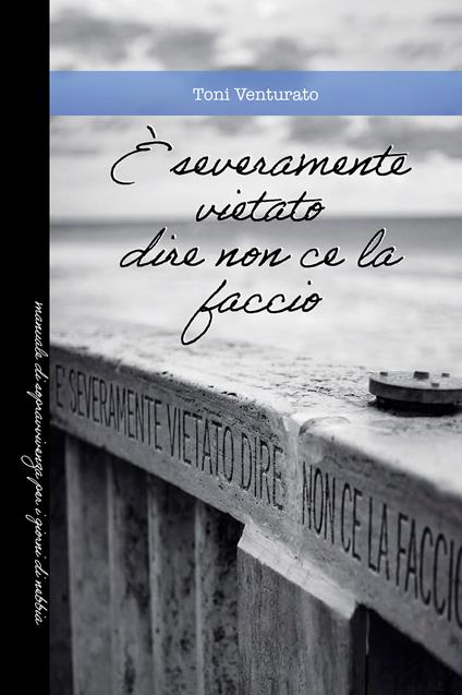 È severamente vietato dire non ce la faccio. Manuale di sopravvivenza per i giorni di nebbia - Toni Venturato - copertina
