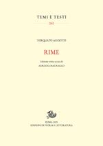Rime. Ediz. critica