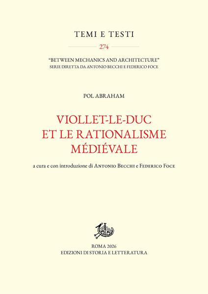 Viollet-le-Duc et le rationalisme médiévale - Pol Abraham - copertina