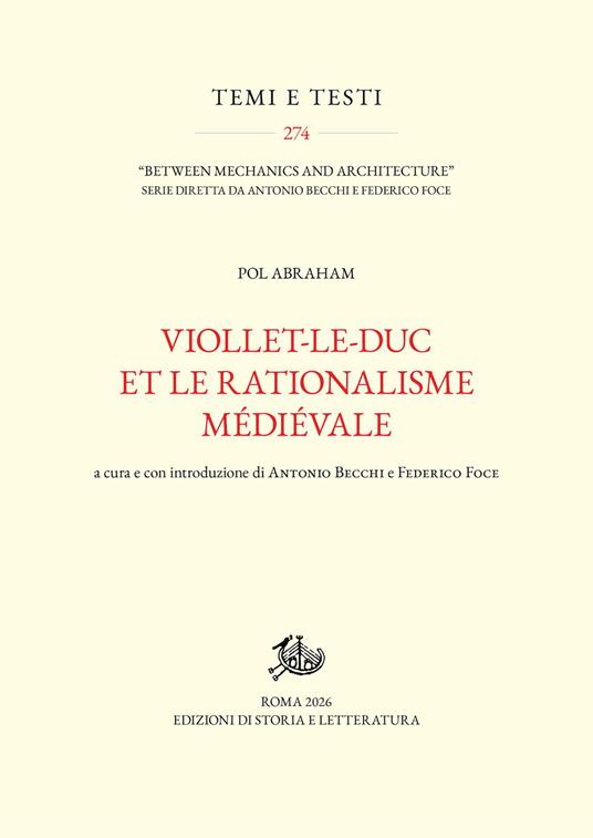 Viollet-le-Duc et le rationalisme médiévale - Pol Abraham - copertina