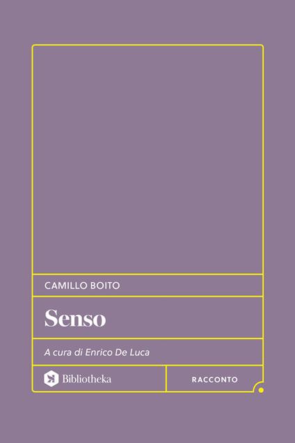 Senso - Camillo Boito - copertina
