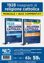 Concorso 1928 posti per insegnanti di religione cattolica. Kit Manuale + Quiz commentati per la preparazione al concorso