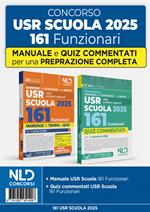 Kit concorso 161 USR Ministero dell'istruzione con manuale + quiz commentati 2025. Con espansione online