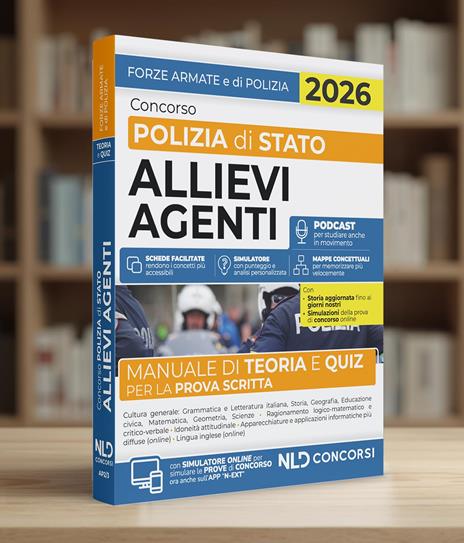 Concorso Polizia di Stato 4400 allievi agenti. Manuale di teoria e quiz per la prova scritta 2026 - 3