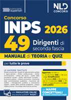 Libro Concorso Inps per 49 dirigenti. Manuale con teoria e quiz 2026 