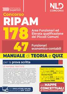 Concorso RIPAM 178 funzionari dei piccoli comuni 47 funzionari economico-contabili. Manuale di teoria. Nuova ediz.