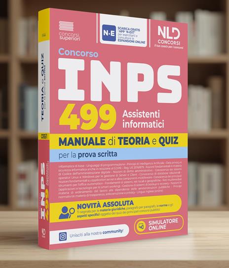 Concorso INPS 2026 499 Assistenti Informatici. Manuale di teoria e quiz per la prova scritta. Nuova ediz. - 3
