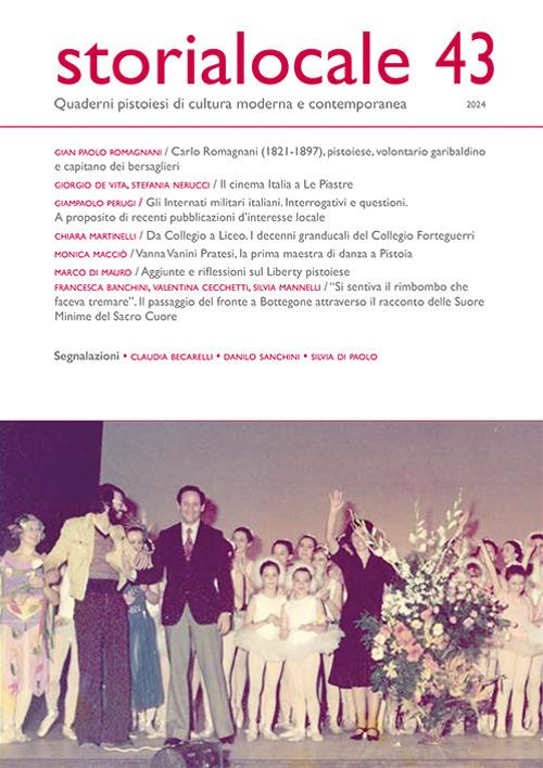 Storia locale. Quaderni pistoiesi di cultura moderna e contemporanea. Vol. 43 - copertina