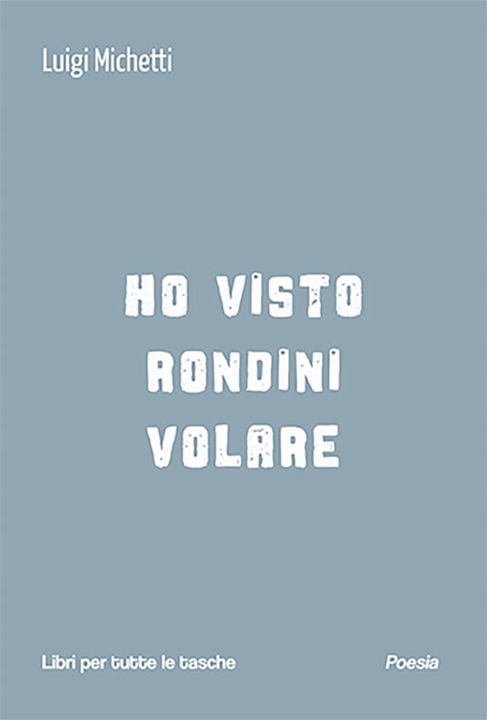Ho visto rondini volare - Luigi Michetti - copertina