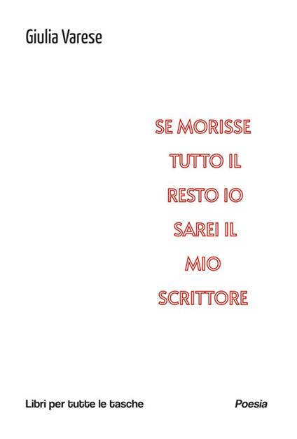 Se morisse tutto il resto io sarei il mio scrittore - Giulia Varese - ebook