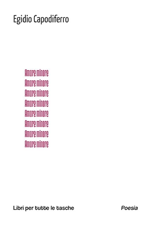 Amore minore - Egidio Capodiferro - copertina