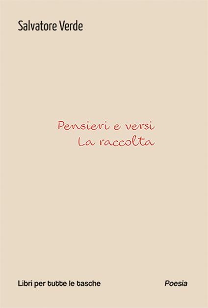Pensieri e versi - Salvatore Verde - copertina