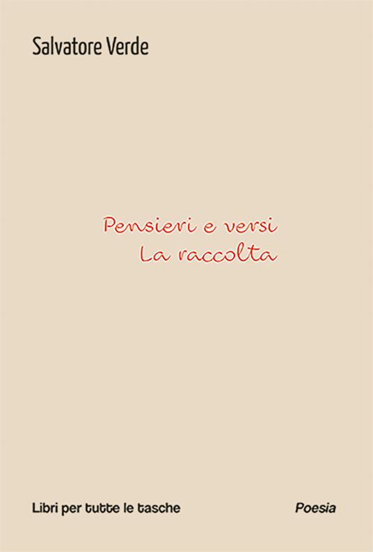 Pensieri e versi - Salvatore Verde - copertina