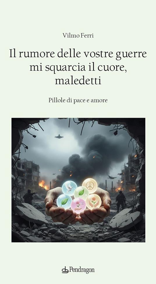Il rumore delle vostre guerre mi squarcia il cuore, maledetti. Pillole di pace e amore - Vilmo Ferri - copertina