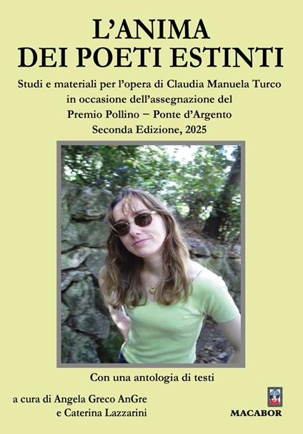 L'anima dei poeti estinti. Studi e materiali per l’opera di Claudia Manuela Turco in occasione dell’assegnazione del Premio Pollino − Ponte d’Argento 2025 - copertina